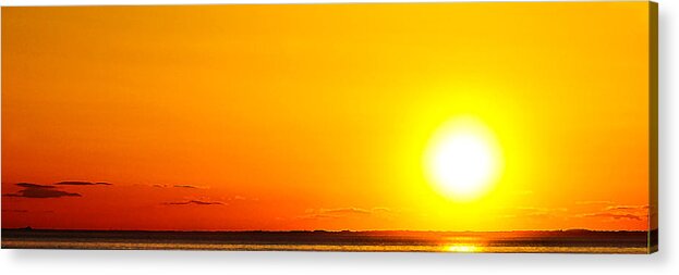 Sunset Acrylic Print featuring the photograph Blazing Sun by JoAnn Lense