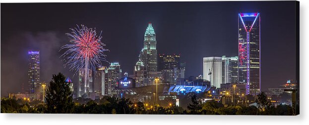 Charlotte Acrylic Print featuring the photograph Charlotte Celebration by Brian Young