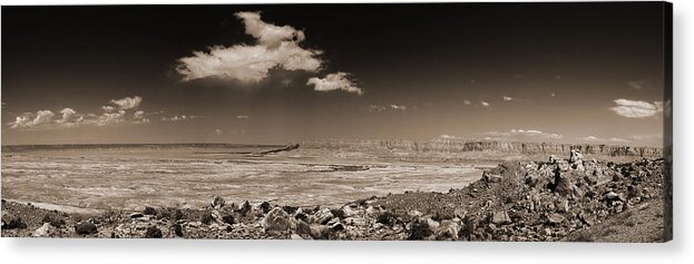 Landscape Acrylic Print featuring the photograph Desert View - Northern Arizona by Bob Coates