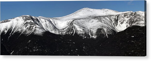 New Hampshire Acrylic Print featuring the photograph Mount Washington East Slope Panoramic by Brett Pelletier