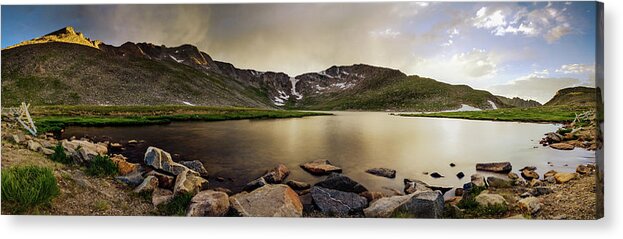 American West Acrylic Print featuring the photograph Mt. Evans Summit Lake by Chris Bordeleau