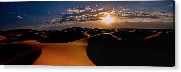 Africa Acrylic Print featuring the photograph Sunset in Morocco #2 by Robert Grac