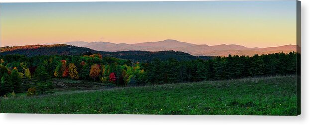 Autumn In The Hills Acrylic Print featuring the photograph Autumn In The Hills by Brenda Petrella Photography Llc
