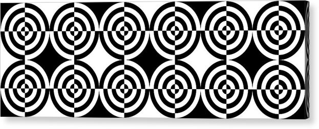 Abstract Acrylic Print featuring the digital art Mind Games 106 by Mike McGlothlen