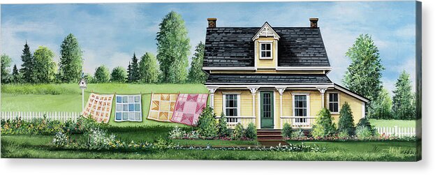 House Acrylic Print featuring the painting Picture 064 by Debbi Wetzel