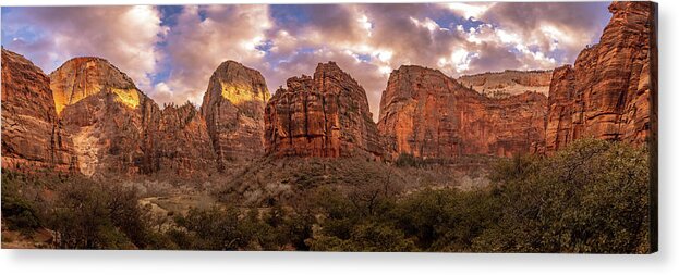 National Park Acrylic Print featuring the photograph Canyon Towers by Kelly VanDellen