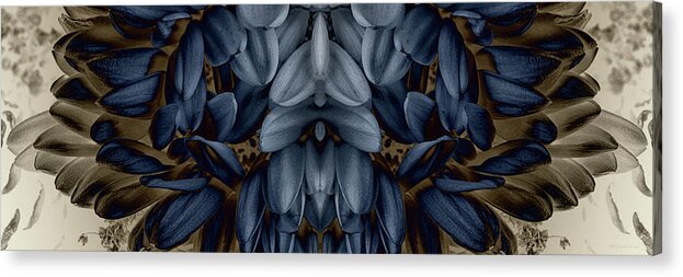 Flower Acrylic Print featuring the digital art Flowerscape by WB Johnston