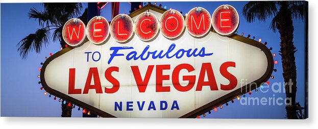 Welcome to Las Vegas Sign Boulder Highway Day Acrylic Print by