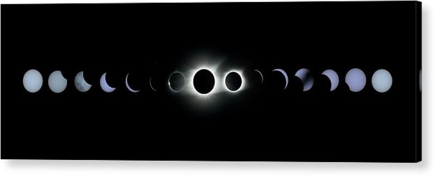 Eclipse Acrylic Print featuring the photograph Solar Eclipse I by Carol Erikson