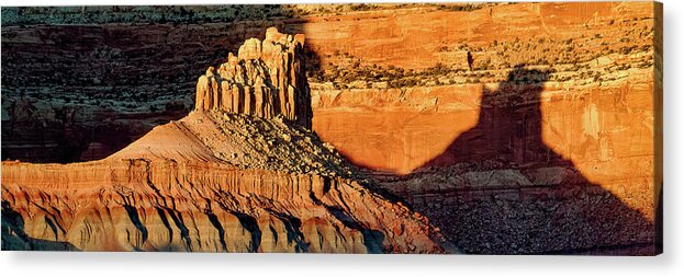 Capitol Reef Acrylic Print featuring the photograph Waterpocket Fold - Capitol Reef Nat'l Park by Larey McDaniel