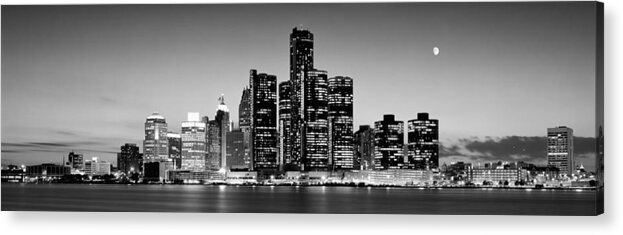 Photography Acrylic Print featuring the photograph Buildings At The Waterfront, River #1 by Panoramic Images