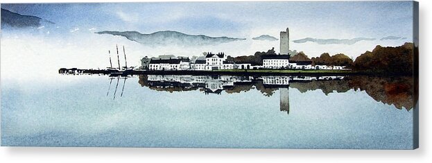 Scotland Acrylic Print featuring the painting Inverary by Paul Dene Marlor