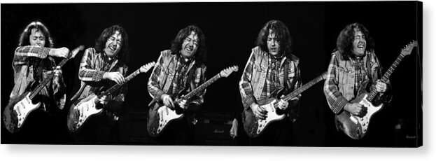 Rory Gallagher Acrylic Print featuring the photograph Rory Gallagher 5 by Dragan Kudjerski