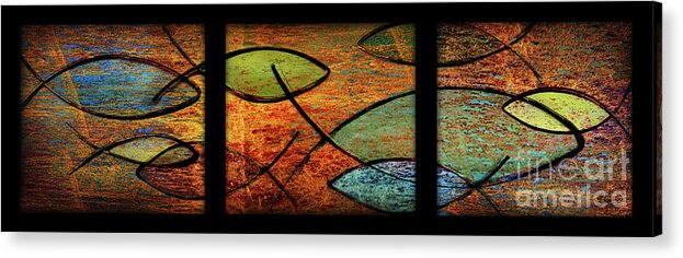 Christian Acrylic Print featuring the mixed media The Great Commission by Shevon Johnson