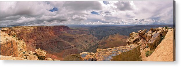  Acrylic Print featuring the photograph April 2023 Muley Point Pano by Alain Zarinelli
