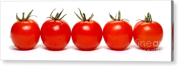 Tomato Acrylic Print featuring the photograph Tomatoes by Olivier Le Queinec