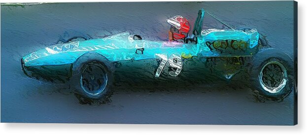 Cooper Acrylic Print featuring the photograph 1964 Cooper Climax T79 by John Colley