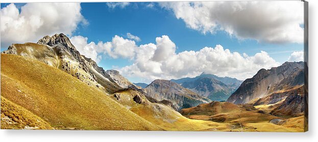 Tranquility Acrylic Print featuring the photograph Circuit Col De Neal, Hautes Alpes by Gilles Barattini Photography