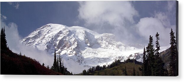 Mt Rainier Acrylic Print featuring the photograph Mt Rainier by Greg Reed