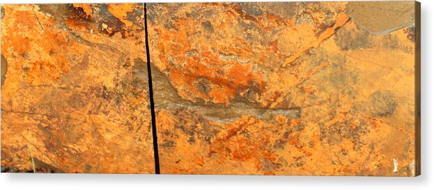 Abstract Acrylic Print featuring the photograph Rock Art 11 by M Diane Bonaparte