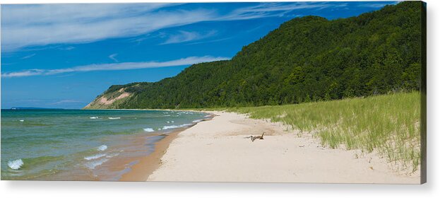 Clouds Acrylic Print featuring the photograph Sleeping Bear Dunes National Lakeshore by Sebastian Musial
