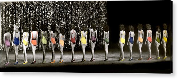 Beauty Pageant Acrylic Print featuring the photograph Beauty Queen's Backside. by Joe Hoover