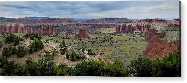 Capital Reef National Park Acrylic Print featuring the photograph Capital Reef-Cathedral Valley 22 by JustJeffAz Photography