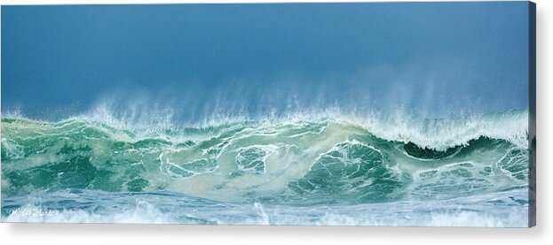 Wave Acrylic Print featuring the photograph Sandy Wave by Michelle Constantine