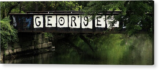  Acrylic Print featuring the photograph Scottsville Bridge by Kelly Lucero