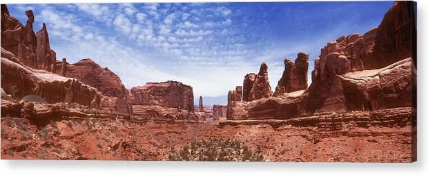 Park Avenue Acrylic Print featuring the photograph Park Avenue - Utah by Mike McGlothlen