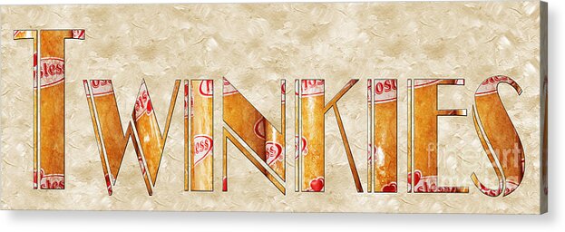 Twinkies Acrylic Print featuring the photograph The Word Is Twinkies by Andee Design