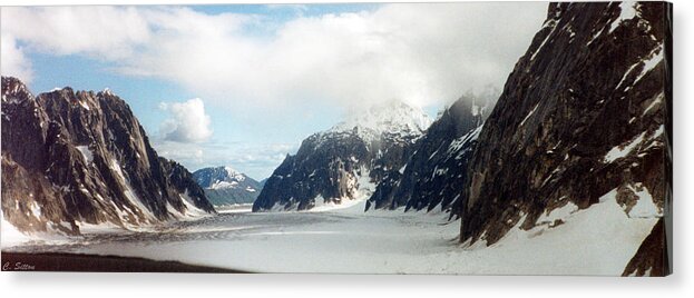 Alaska Photographs Acrylic Print featuring the photograph Alaska Glacier by C Sitton