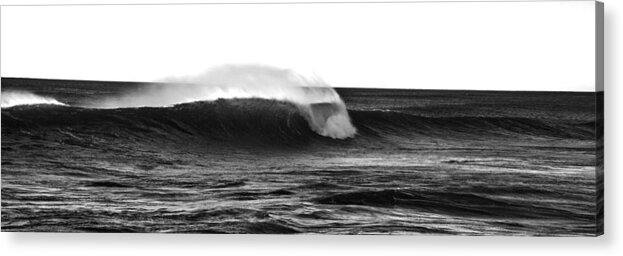 Climate Acrylic Print featuring the photograph Black and White Wave by Pelo Blanco Photo
