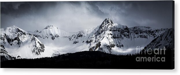 Mountains Acrylic Print featuring the photograph Cold Spring - San Juan Mountains, Colorado by The Forests Edge Photography - Diane Sandoval