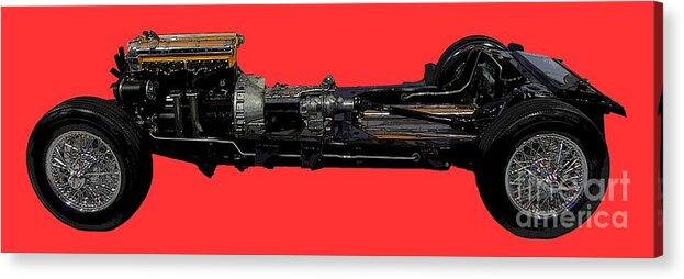 Digital Art Acrylic Print featuring the digital art Essential Motor Art by Francesca Mackenney