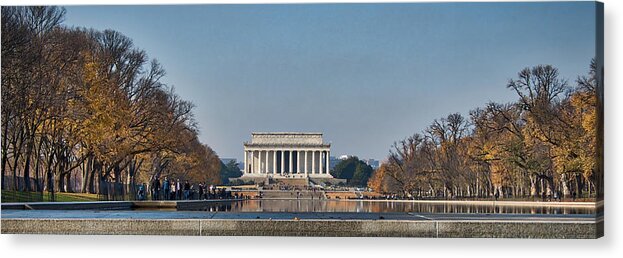 Lincoln Acrylic Print featuring the photograph Lincoln From Afar by Farol Tomson
