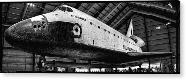 Aviation Acrylic Print featuring the photograph Space Shuttle Endeavour 2 by Tommy Anderson