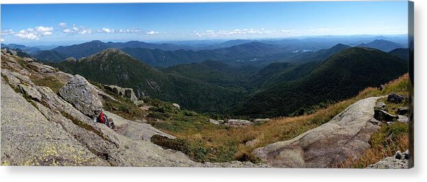 Adirondacks Acrylic Print featuring the photograph The View South from Mt. Marcy by Joshua House