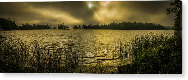 Lost Acrylic Print featuring the photograph Sunbeam On Lost Lake by Owen Weber