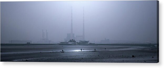 Landscape Acrylic Print featuring the photograph Digging for Bait by Brian McCarthy