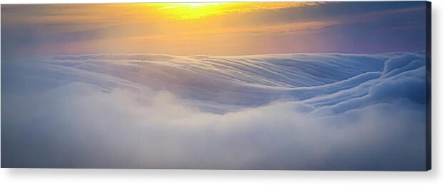  Acrylic Print featuring the photograph Ride the Fog by Louis Raphael