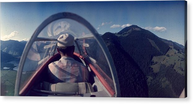 Recreational Pursuit Acrylic Print featuring the photograph Cockpit View #1 by Slim Aarons