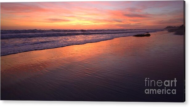 Cardiff By The Sea Acrylic Print featuring the photograph Cardiff To Encinitas by John F Tsumas