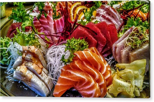 Sushi Acrylic Print featuring the photograph Fresh Fish by Christopher Lotito