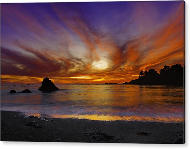 Sunset Acrylic Print featuring the photograph Rage by Don Hoekwater Photography