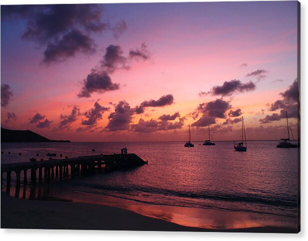 Sunset Acrylic Print featuring the photograph Sunset #3 by Catie Canetti
