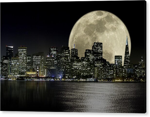 San Francisco Acrylic Print featuring the photograph San Francisco Skyline by Don Hoekwater Photography
