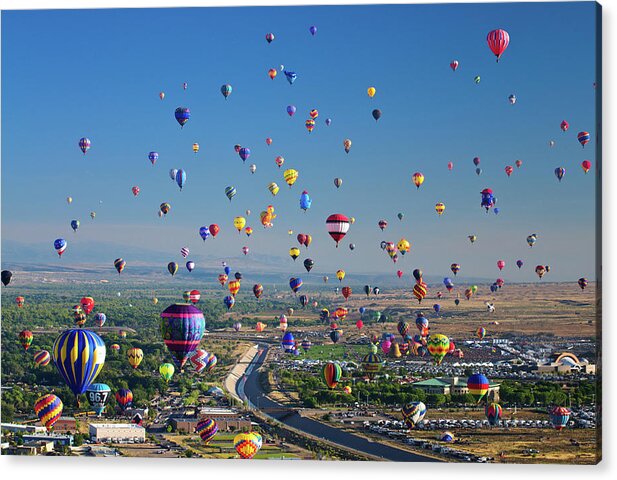 Abf Acrylic Print featuring the photograph Albuquerque Balloon Fiesta by Tara Krauss