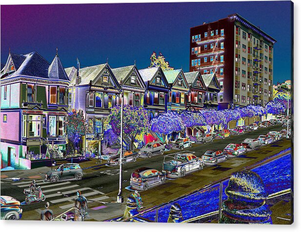  Acrylic Print featuring the photograph Seven Painted Ladies by Tom Kelly