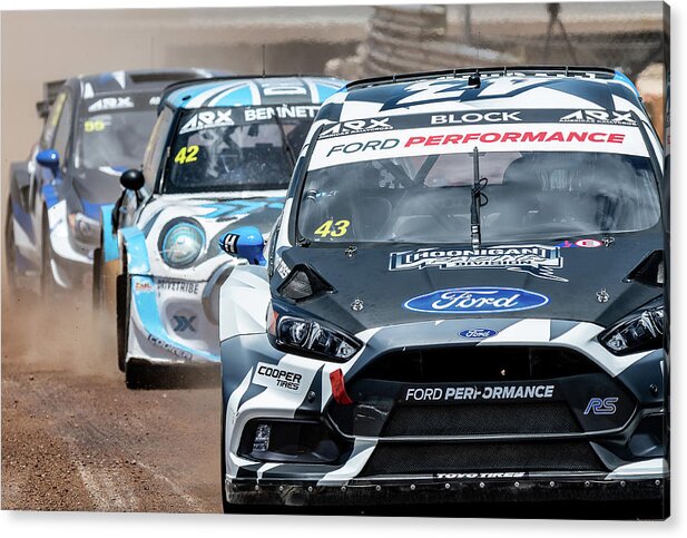 Arx Acrylic Print featuring the photograph Ken Block at CoTA by Dave Wilson